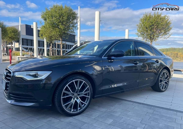 Audi A6 cena 77600 przebieg: 215000, rok produkcji 2014 z Sejny małe 529